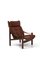 Set of Hunter Easy Chairs and Stools by Torbjørn Afdal for Bruksbo, 1960s, Image 11