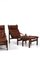 Hunter Easy Chairs and Stools by Torbjørn Afdal for Bruksbo, 1960s, Set of 2, Image 12