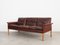 Danish Brown Leather Sofa by Hans Olsen for CS Møbler, 1960s 3