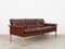 Danish Brown Leather Sofa by Hans Olsen for CS Møbler, 1960s, Image 5
