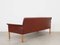 Danish Brown Leather Sofa by Hans Olsen for CS Møbler, 1960s 4