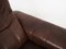 Swiss Brown Leather Armchair from de Sede, 1970s 16