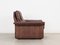 Swiss Brown Leather Armchair from de Sede, 1970s 12