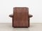 Swiss Brown Leather Armchair from de Sede, 1970s 10