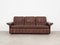 Swiss Brown Leather Sofa from de Sede, 1970s 5