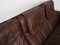 Swiss Brown Leather Sofa from de Sede, 1970s, Image 17