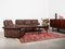 Swiss Brown Leather Sofa from de Sede, 1970s, Image 2