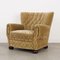 Danish Upholstered Solid Wood Armchair, 1960s, Image 1