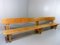 Modernist Beech Bench, 1960s, Set of 2 2