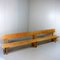 Modernist Beech Bench, 1960s, Set of 2 23