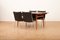 AP-40 Airport Chairs in Steel Tube and Black Leather by Hans J. Wegner, 1959, Set of 6, Image 12