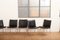 AP-40 Airport Chairs in Steel Tube and Black Leather by Hans J. Wegner, 1959, Set of 6 13