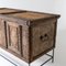 19th Century Chest with Metal Frame and Iron Fittings 5