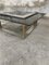 Mid-Century Italian Modern Coffee Table in Brass and Chrome with Smoked Glass Top, 1970s 8