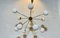 Lámpara de araña Sputnik de latón, años 60, Imagen 7