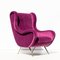 Italian Velvet Lounge Chair, 1960s 12