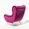 Italian Velvet Lounge Chair, 1960s 13