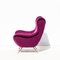 Italian Velvet Lounge Chair, 1960s 14