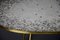 Mid-Century Oval Coffee Table in Brass with Grey Glass Mosaic and Gold Highlights by Berthold Müller, 1960, Image 9
