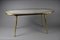 Mid-Century Oval Coffee Table in Brass with Grey Glass Mosaic and Gold Highlights by Berthold Müller, 1960 15