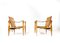 Vintage Scandinavian Safari Lounge Chairs, 1960s, Set of 2 9