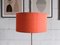 Vintage Floor Lamp with Fabric Screen, Image 3