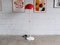 Vintage Mushroom Floor Lamp with Red Umbrella 1