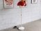 Vintage Mushroom Stehlampe mit rotem Regenschirm 2