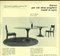 Mesa de comedor redonda de Angelo Massoni para Mobilia, 1959, Imagen 2