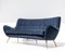 Sofa with Velvet Upholstery, 1960s 1