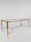 Italian Coffee Table in Faux Bamboo and Glass, 1970s 9