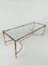 Italian Coffee Table in Faux Bamboo and Glass, 1970s 13