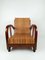 Art Deco Lounge Chairs in Teak and Cane in the style of Francis Jourdain, 1930s, Set of 2 13