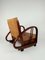 Art Deco Sessel aus Teak & Rohr im Stil von Francis Jourdain, 1930er, 2er Set 20