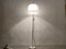 Lámpara de pie Mushroom Mid-Century de cromo y acrílico blanco de Superlux, 1960, Imagen 12
