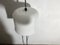 Lámpara de pie Mushroom Mid-Century de cromo y acrílico blanco de Superlux, 1960, Imagen 5