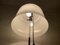 Lámpara de pie Mushroom Mid-Century de cromo y acrílico blanco de Superlux, 1960, Imagen 18