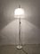 Lámpara de pie Mushroom Mid-Century de cromo y acrílico blanco de Superlux, 1960, Imagen 13