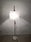 Lampada da terra Mushroom Mid-Century in metallo cromato e acrilico bianco di Superlux, 1960, Immagine 15