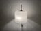 Lámpara de pie Mushroom Mid-Century de cromo y acrílico blanco de Superlux, 1960, Imagen 17