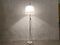Lámpara de pie Mushroom Mid-Century de cromo y acrílico blanco de Superlux, 1960, Imagen 14