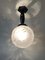 Lámpara de suspensión Art Déco de hierro forjado y pasta de vidrio, años 30, Imagen 2