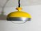 Vintage Space Age Hanging Lamp in Bright Yellow, 1960s, Image 6