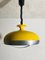 Vintage Space Age Hanging Lamp in Bright Yellow, 1960s, Image 3