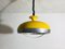 Vintage Space Age Hanging Lamp in Bright Yellow, 1960s, Image 2