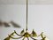 Large Sputnik Spider Ceiling Lamp in Glass and Brass, 1950s, Image 20