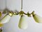 Large Sputnik Spider Ceiling Lamp in Glass and Brass, 1950s, Image 18