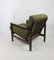 Vintage Sessel aus Olivgrünem Boucle, 1970er 9