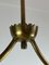 Vintage Italian Hanging Lamp in Murano Glass and Brass by E. Barovier, 1950 11