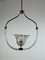 Vintage Italian Hanging Lamp in Murano Glass and Brass by E. Barovier, 1950, Image 5